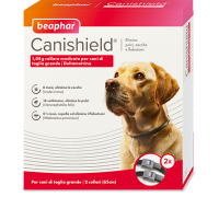 Beaphar Canishield Collare Antiparassitario per Cane Taglia Grande da 65 cm Confezione da 2 collari